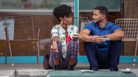 Xosha Roquemore (left) and Alano Miller in