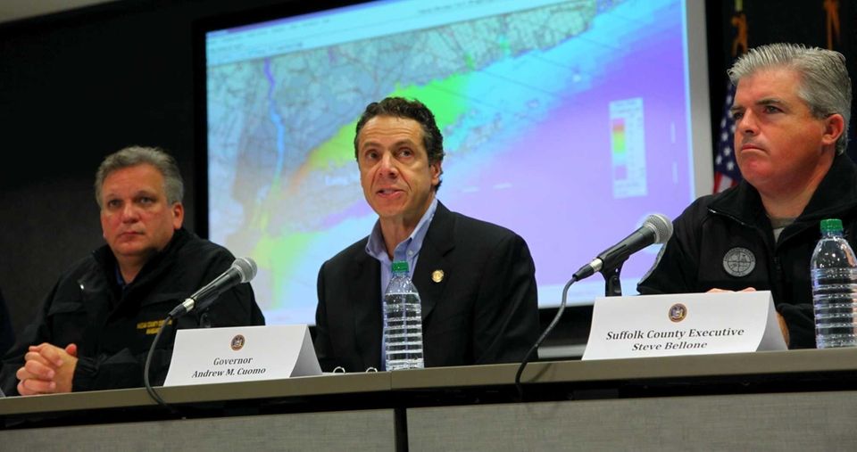 Nassau Executive Edward Mangano, Governor Andrew Cuomo and