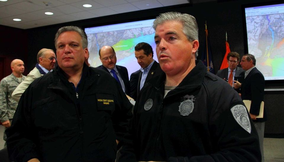 Nassau County Executive Ed Mangano and Suffolk County