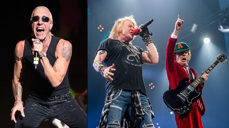 Dee Snider, left, would like to see AC/DC