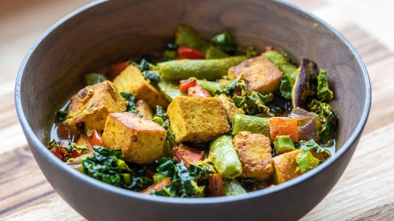 Organic Krush in Rockville Centre's vegetable broth bowl.