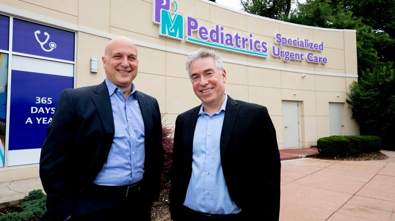 Steven Katz, left, and Dr. Jeffrey Schor of