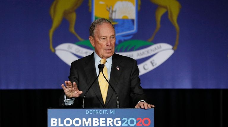 Democratic presidential candidate and former New York City