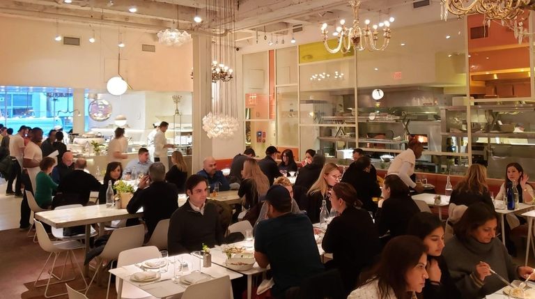Modern design meets vintage elegance at abcV, super-chef