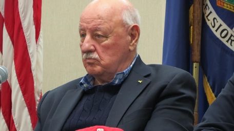 State Sen. Kenneth LaValle (R-Port Jefferson), presides over