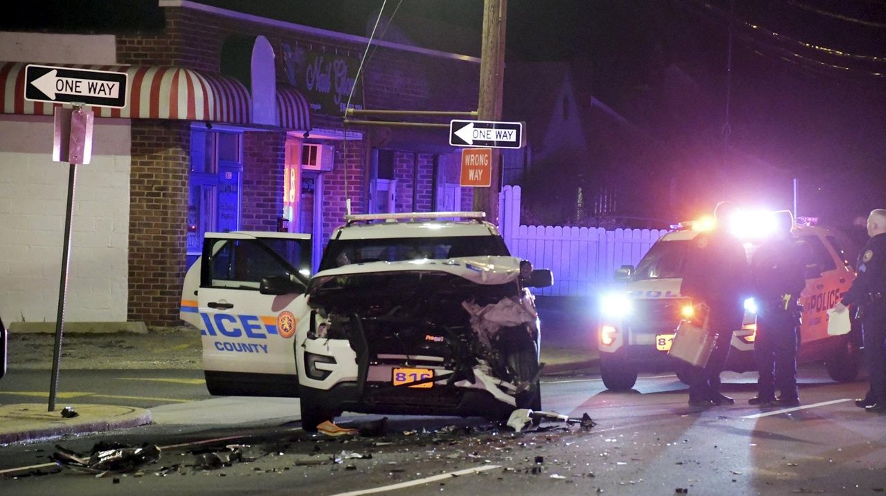 Police Drunken Driver Crashed Into Police Car Flipboard 