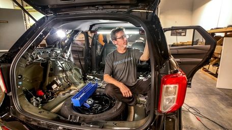 Jay Pearsall outfits a Ford Interceptor hybrid at