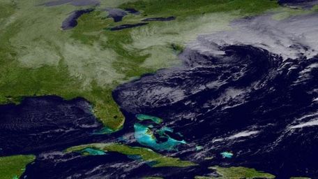 East Coast satellite image (Nov. 7, 2012)