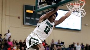 Brentwood guard Jordan Riley takes the steal in