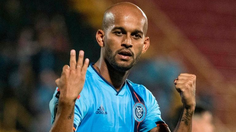 USA's New York City FC Brazilian player Heber