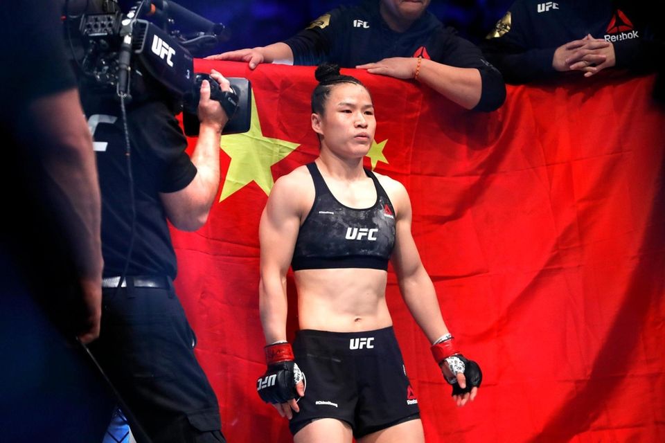 UFC women's strawweight champion Weili Zhang of China