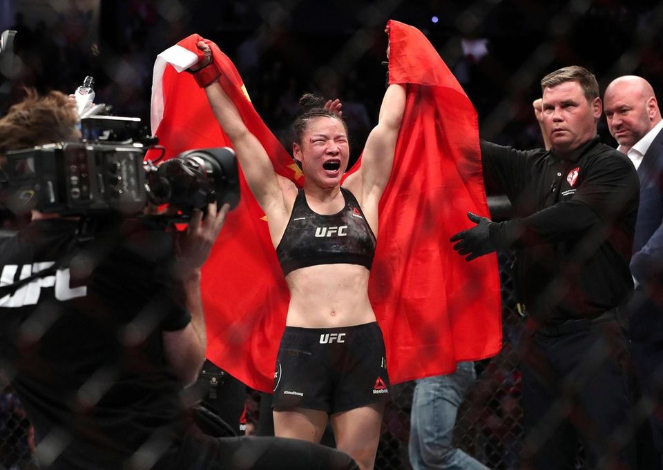 UFC women's strawweight champion Weili Zhang of China