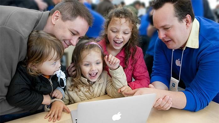 The remodeled Apple Store opens Dec. 1 at