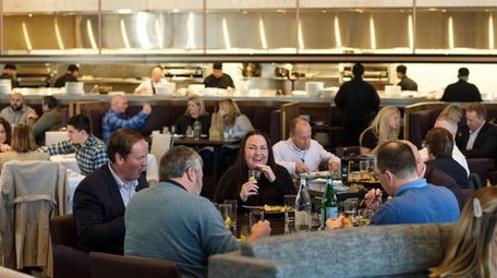 melville one10 newsday scotto restaurateur dine patrons bustling massive