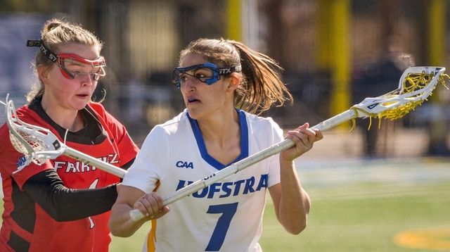 Alyssa Parrella of Hofstra stays calm despite pressure