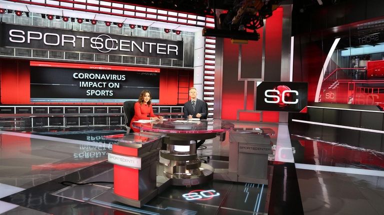 Toni Collins and David Lloyd on the ESPN