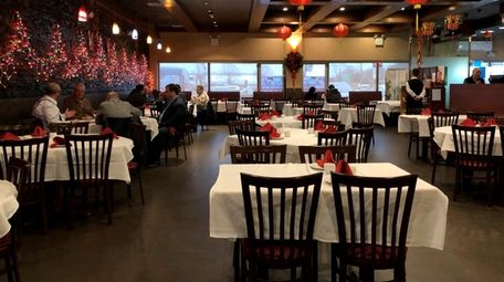 A handful of diners at The Orient in