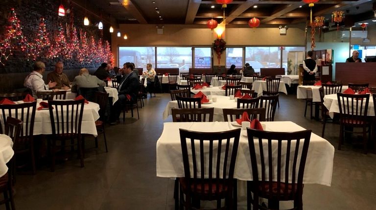 A handful of diners at The Orient in