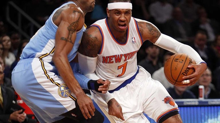 Carmelo Anthony returns, scores 34 points in Knicks' win over Nuggets ...