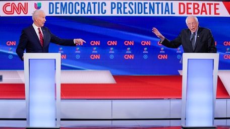 Former Vice President Joe Biden and Sen. Bernie