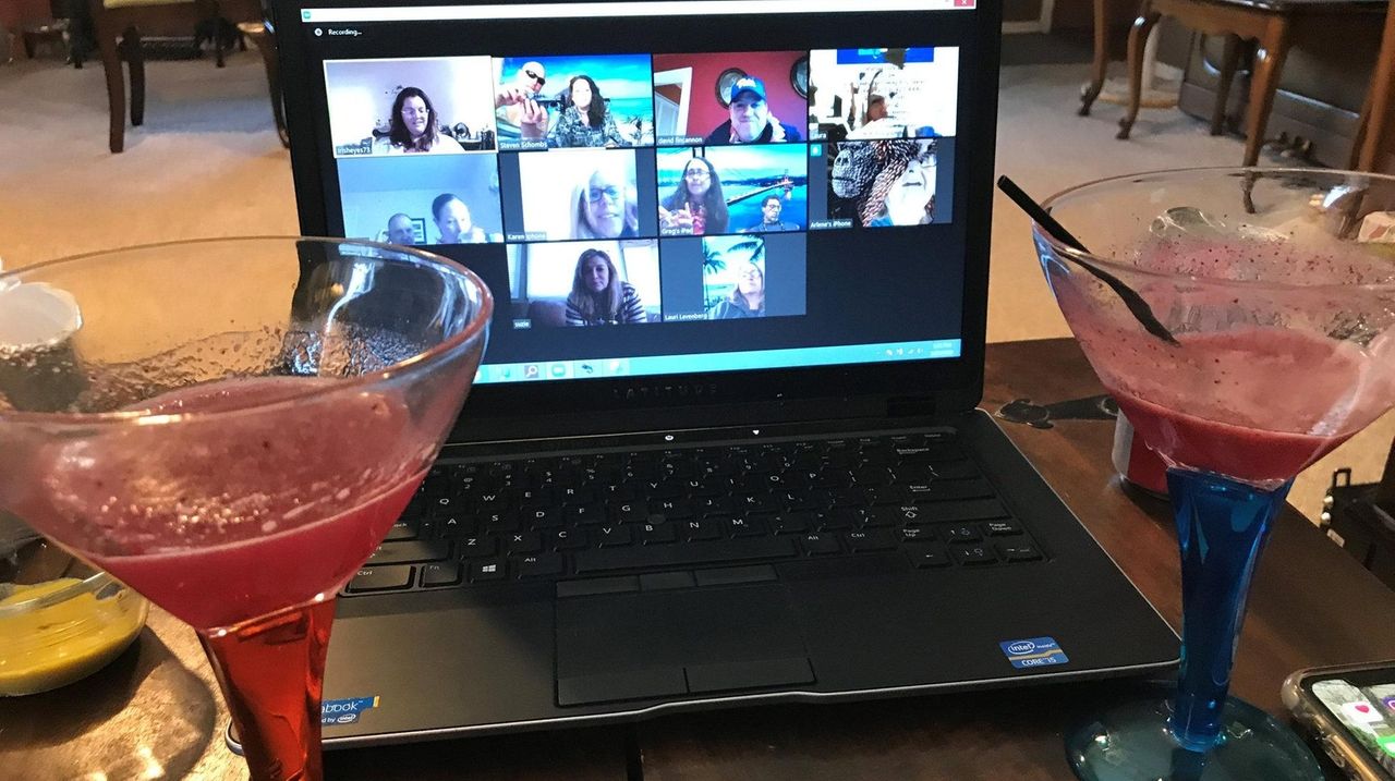A virtual wedding, a 24-hour party: How Long Island families are staying connected | Newsday