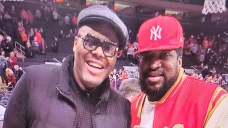 Former St. John's players Lamont Middleton, left, and