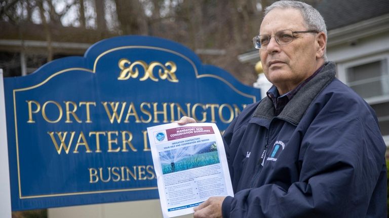 Port Washington Water District Superintendent Italo Vacchio said