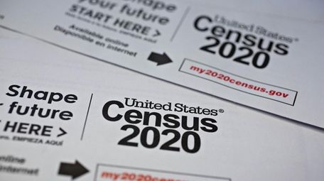 U.S. Census 2020 mailings are arranged for a