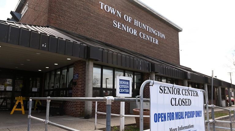 A portion of the Huntington senior center will