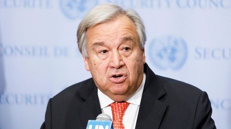 United Nations Secretary-General António Guterres in August.