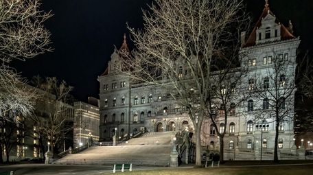The State Capitol building in Albany. Voting for