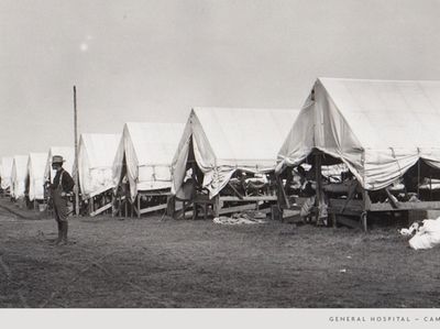 Erected hastily, Camp Wikoff in Montauk, had inadequate