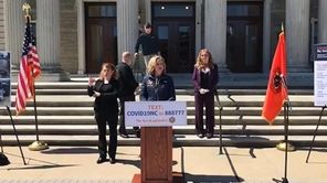 On Monday, Nassau County Executive Laura Curran held