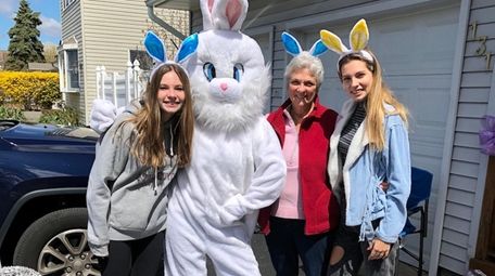 Jennie Reilly (in costume) with her mother, Charlene