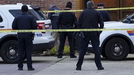 Nassau police arrest a suspect in early April.