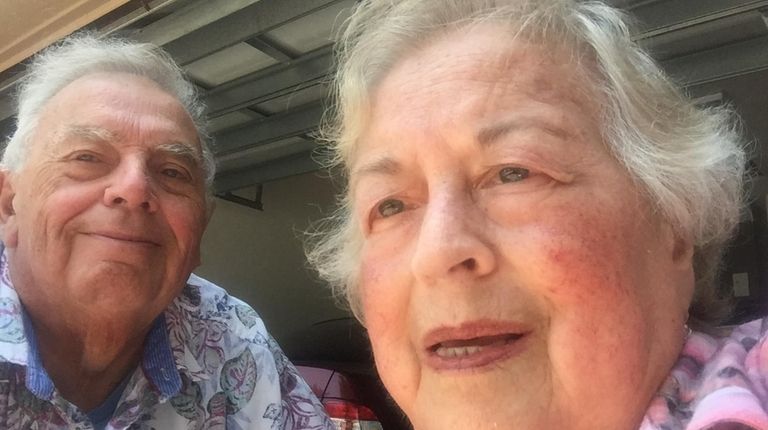 Carol Cott Gross and her husband, Herb, take