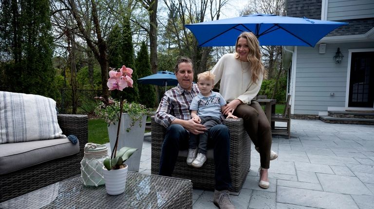 Alan and Alexis Garten, with son Aidan, 2,