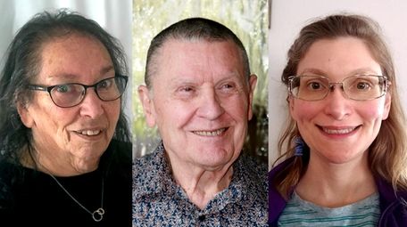 From left, Marie McNair of the Baha'is of