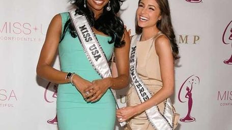 Miss USA Nana Meriwether and Miss Universe Olivia