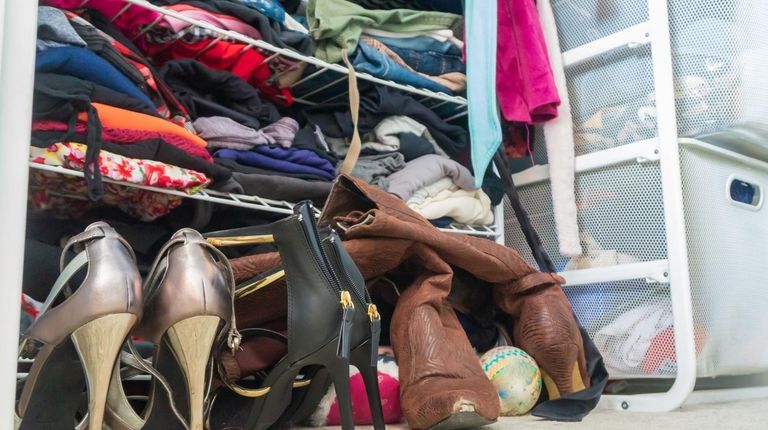 When your closet is shy on storage, try