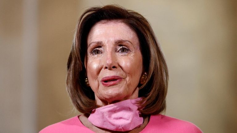 House Speaker Nancy Pelosi of Calif., speaks during