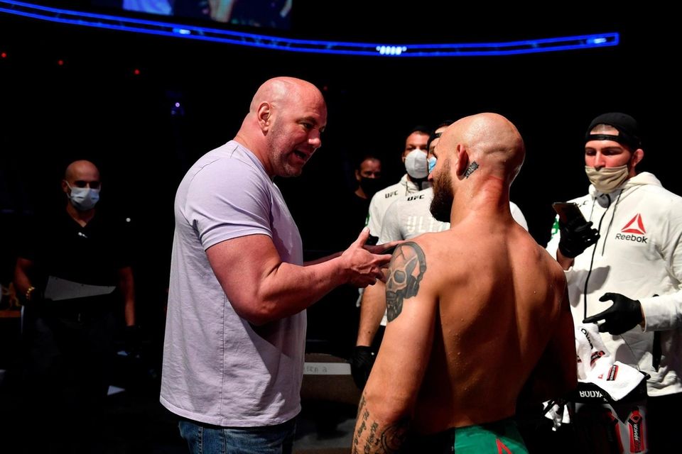JACKSONVILLE, FLORIDA - MAY 13: UFC president Dana