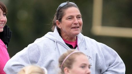 Garden City field hockey coach Diane Chapman won