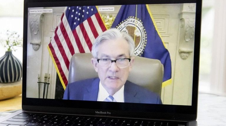 Federal Reserve Chairman Jerome Powell testifies remotely Tuesday