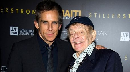 Actor-filmmaker Ben Stiller, left, says he has been