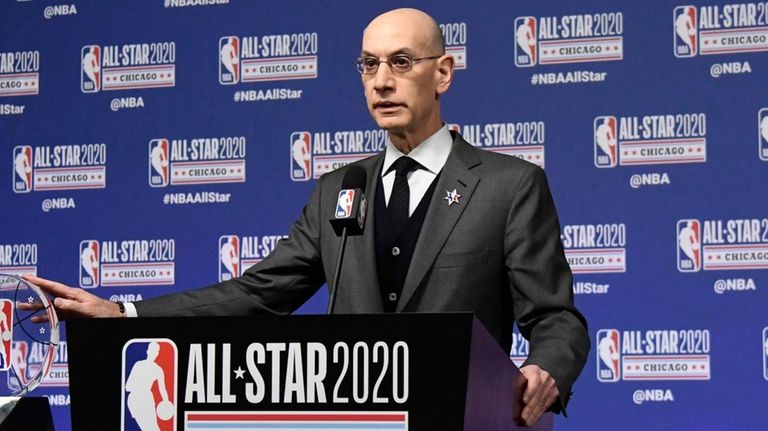 NBA Commissioner Adam Silver unveils the NBA All-Star