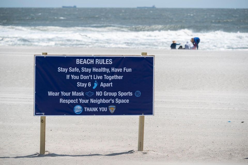 The beach and boardwalk are being prepared to