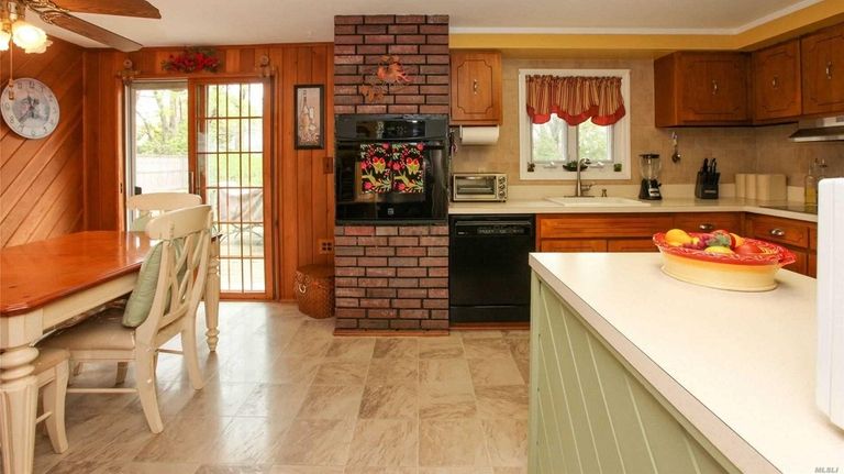 The home comes with an updated kitchen and