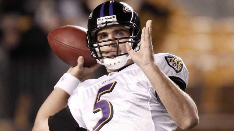 Joe Flacco of the Baltimore Ravens on November