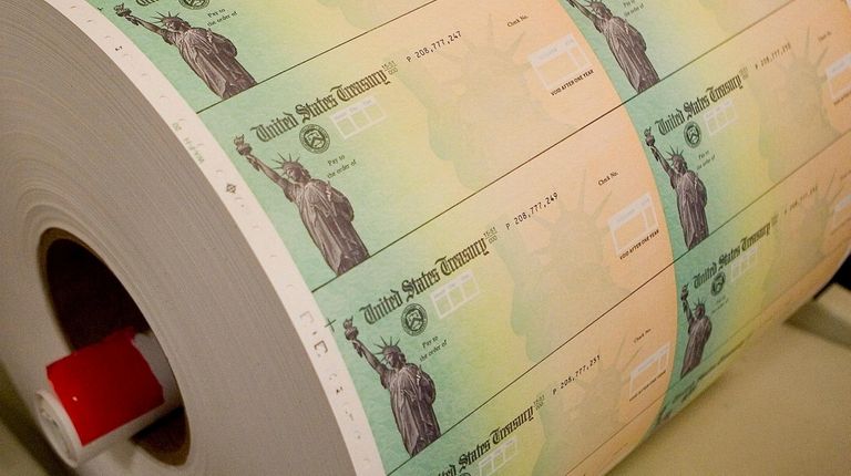 Economic stimulus checks are prepared for at the